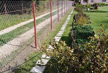 Забор из сетки-рабицы "Стандарт" 