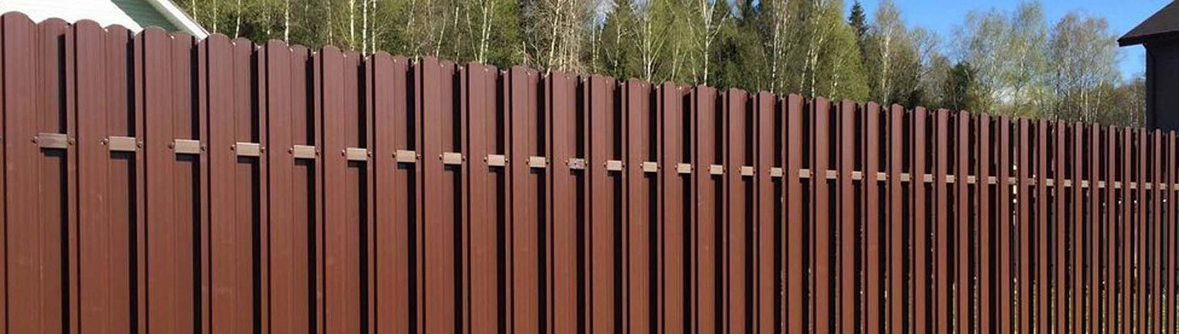 ЗАБОРЫ ИЗ МЕТАЛЛИЧЕСКОГО ШТАКЕТНИКА